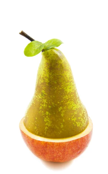 Fresh apple pear — Stock Photo, Image