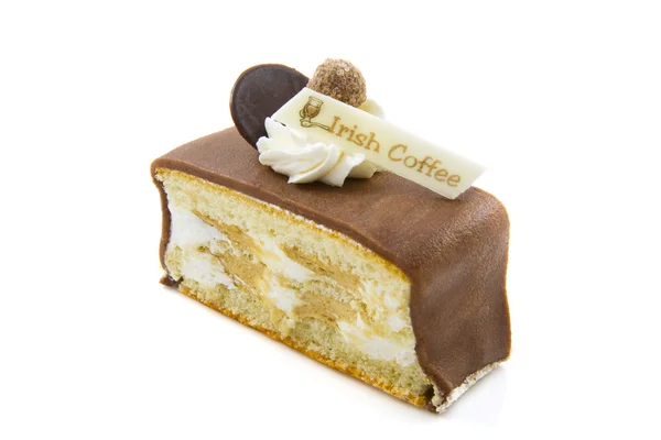 Pedaço de torta deliciosa — Fotografia de Stock