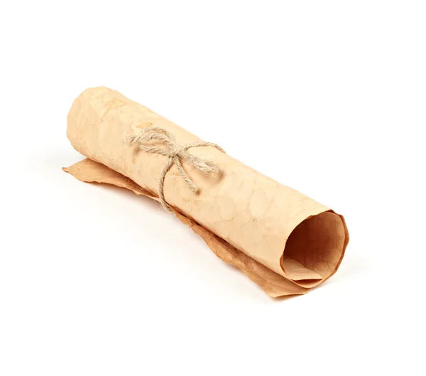 Rolled paper Stock Photo
