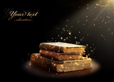 Magical book clipart