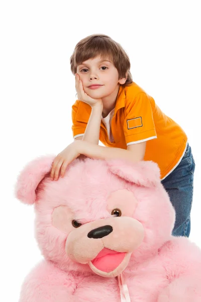 Um urso rosa — Fotografia de Stock