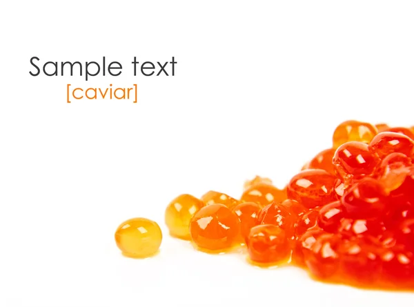 Caviar rouge gros plan — Photo
