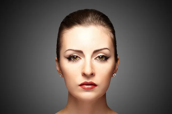 Mujer con maquillaje —  Fotos de Stock