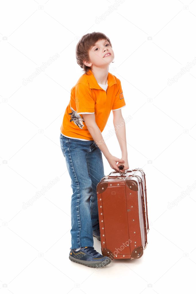 Heavy suitcase
