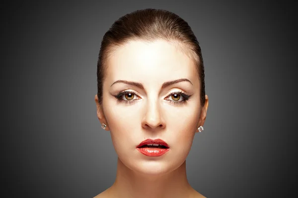 Mujer con maquillaje —  Fotos de Stock