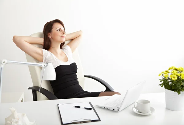 Business woman resting — Stock Photo, Image