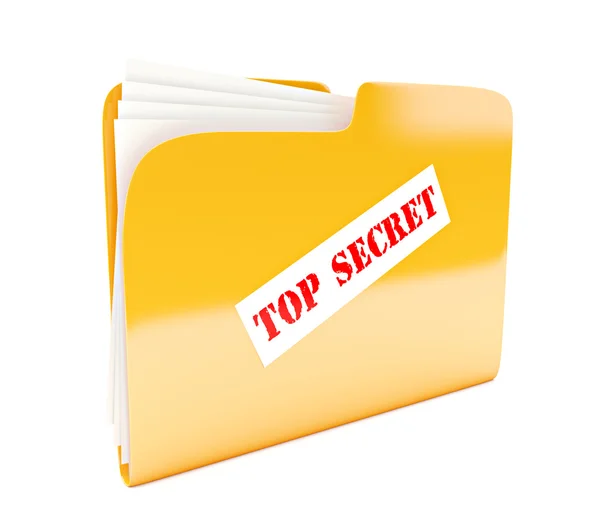 stock image Yellow folder