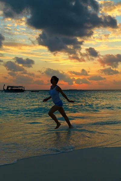 Chica corriendo — Foto de Stock