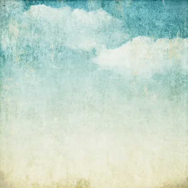 Vintage Hintergrund mit Wolken — Stockfoto