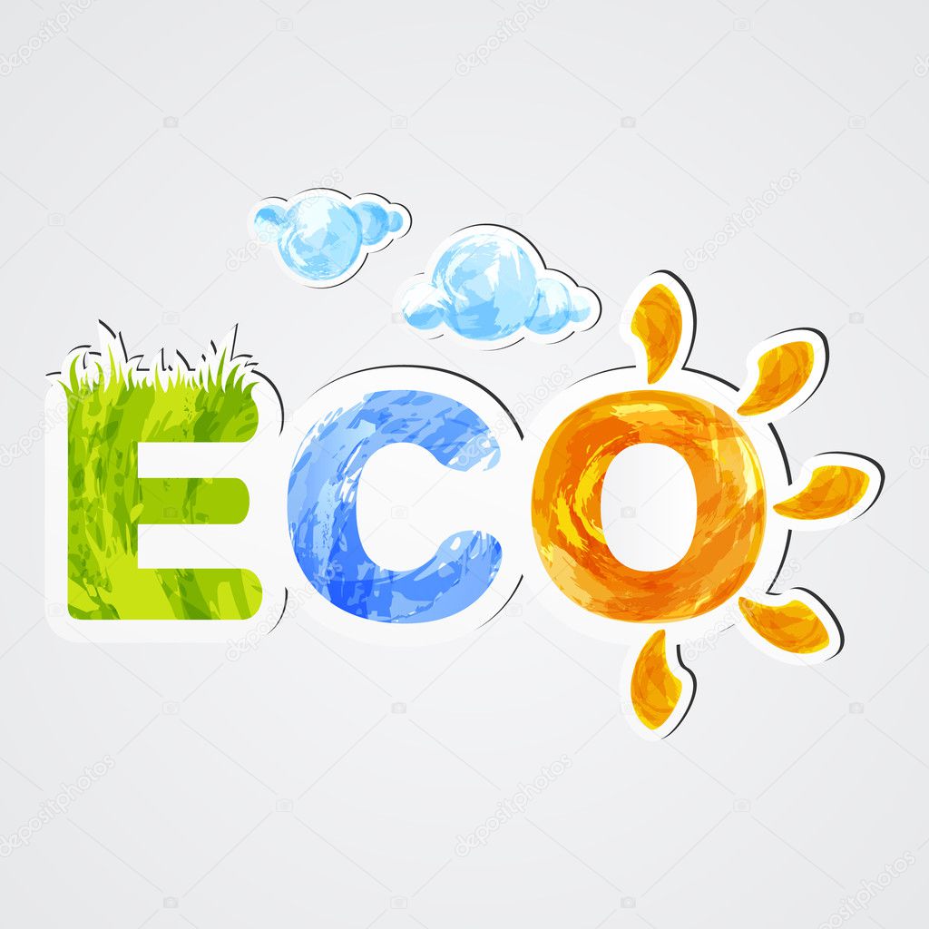 Eco. Environmental icon
