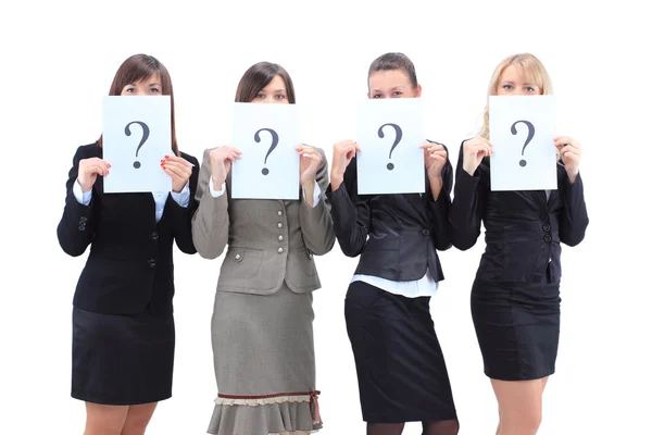 Group of unidentifiable business women — Stock Photo, Image