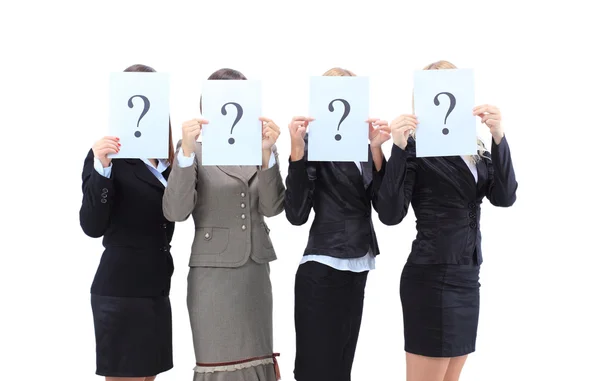 Group of unidentifiable business women — Stock Photo, Image