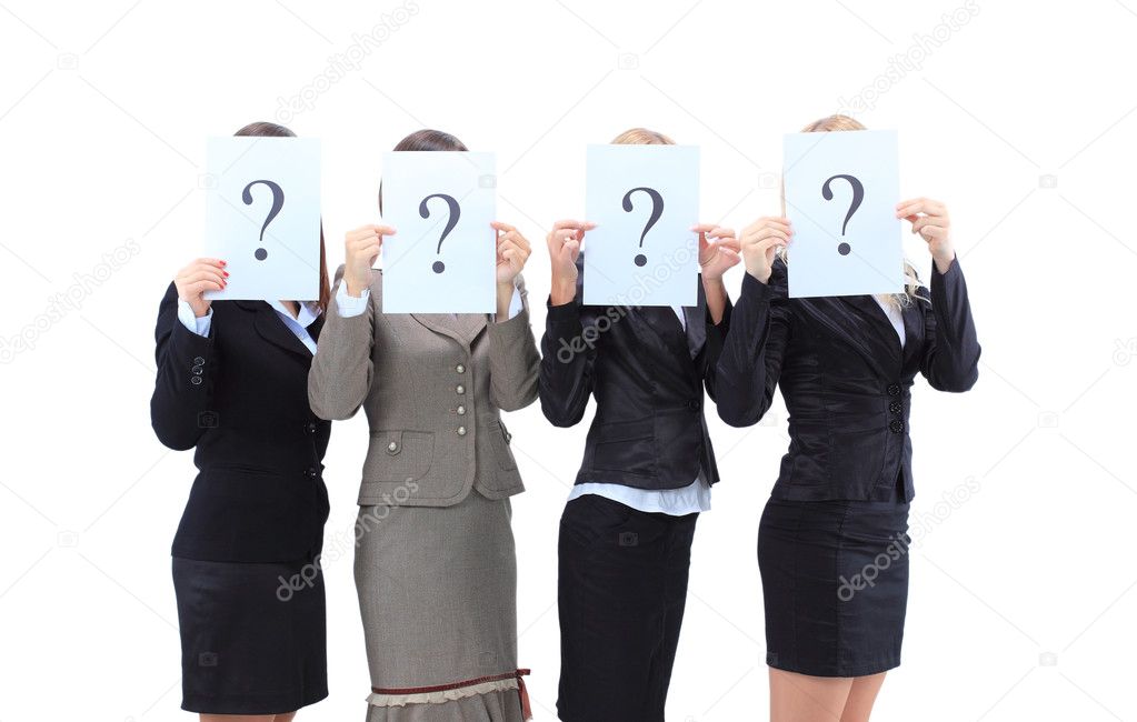 Group of unidentifiable business women