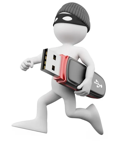 3D Thief - Hacker — Stock Photo, Image