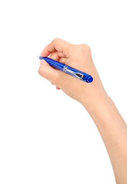 Tükenmez kalem el