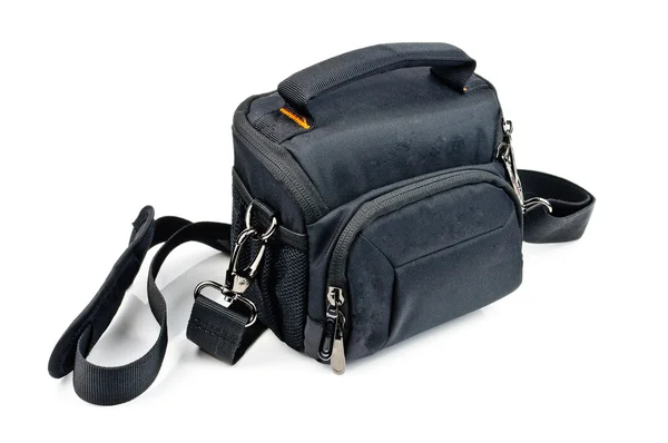 A kamera fekete táska — Stock Fotó