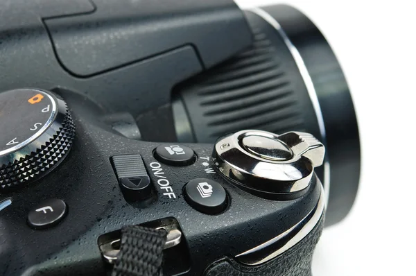 Zwarte fotocamera — Stockfoto