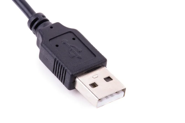 Electronic connector on the cable — Stock Photo, Image
