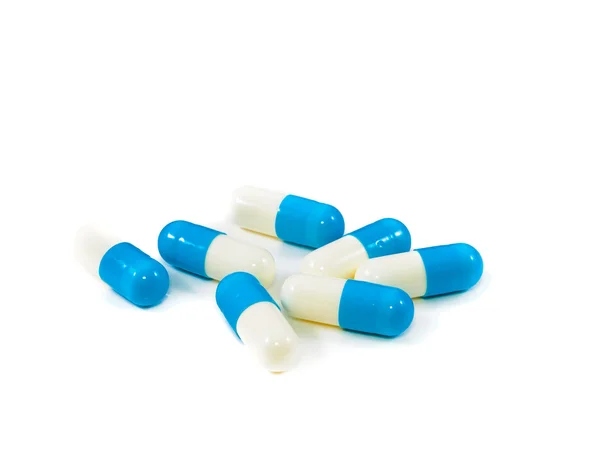 Tabletki w postaci kapsułek — Zdjęcie stockowe