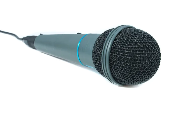 Karaoke μικρόφωνο. απομονώνονται σε λευκό φόντο — Φωτογραφία Αρχείου