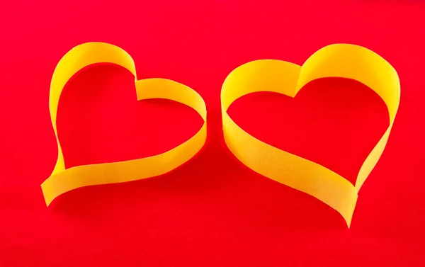 Kağıt kalp, tatil Sevgililer günü sembolü — Stok fotoğraf