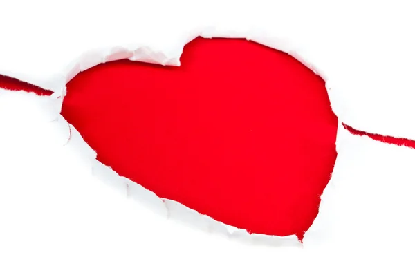 Papier Coeur, symbole de la Saint-Valentin — Photo