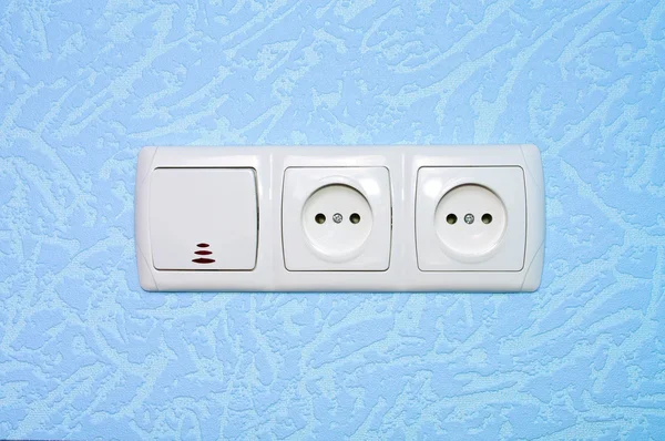 Light switch on the wall — Stock Photo, Image
