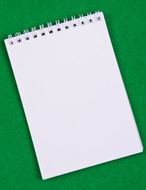 Pad of paper to take notes clipart