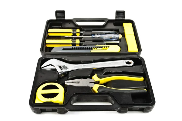 A set of tools in the case — Stock Photo, Image