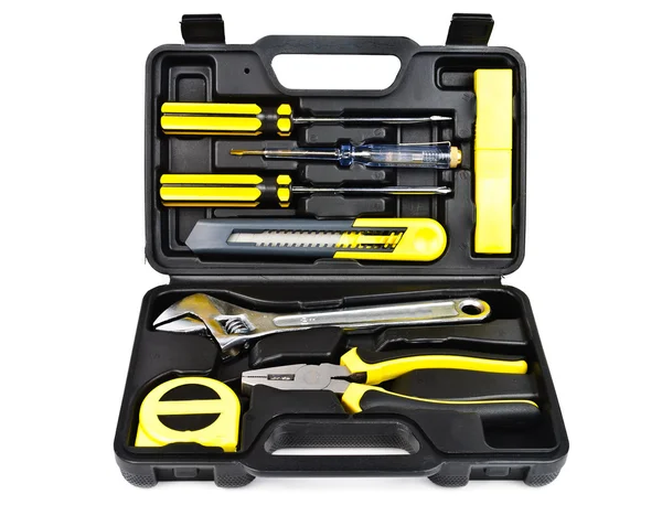 A set of tools in the case — Stock Photo, Image