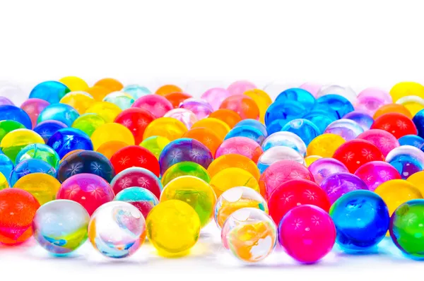 De bodem van de gekleurde ballen — Stockfoto