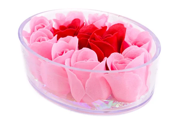 Soap in the form of flowers roses — Stock Photo, Image