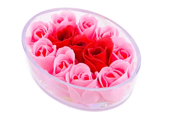 Soap in the form of flowers roses — Stock Photo, Image