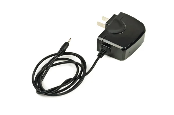 AC adapter for charging the phone — Stock Photo, Image
