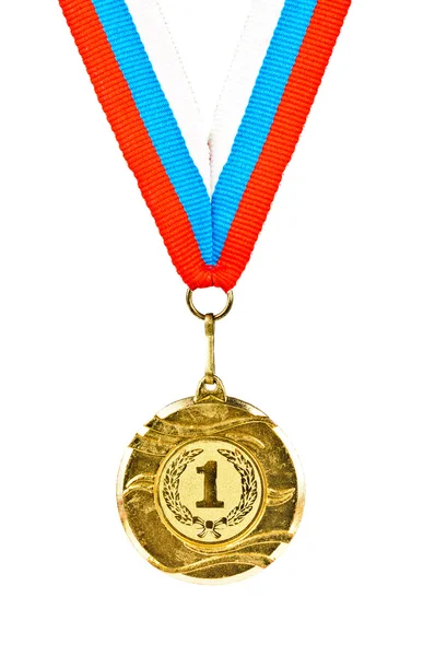 Medal sportowy. zdjęcia na białym tle — Zdjęcie stockowe