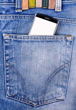 cep telefonu, pocket Jeans