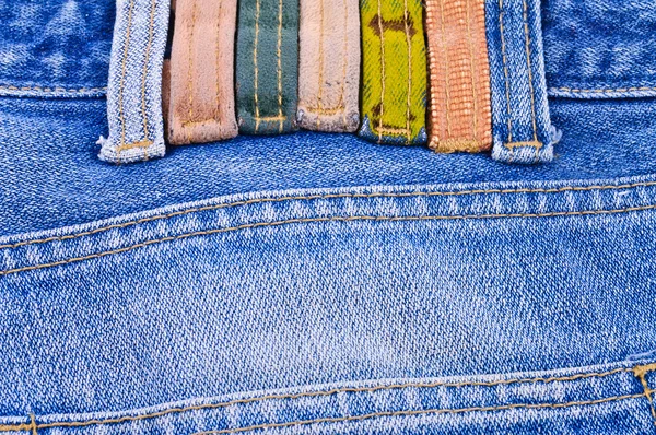 Etykieta na dżinsy — Zdjęcie stockowe