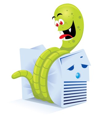Computer Worm clipart
