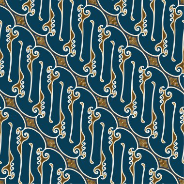 Seamless Batik Pattern clipart