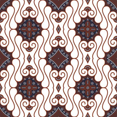 Seamless Batik Pattern clipart