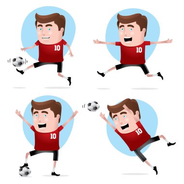 Soccer Hero in Action clipart