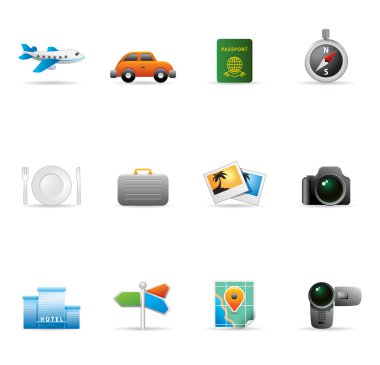 Web Icons - Travel clipart