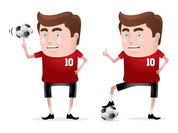 stock vector Soccer Player