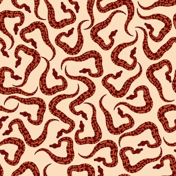 Modèle de serpent sans couture — Image vectorielle