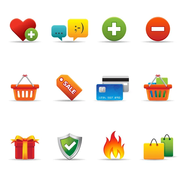 Web icons - e-commerce — Stockvector