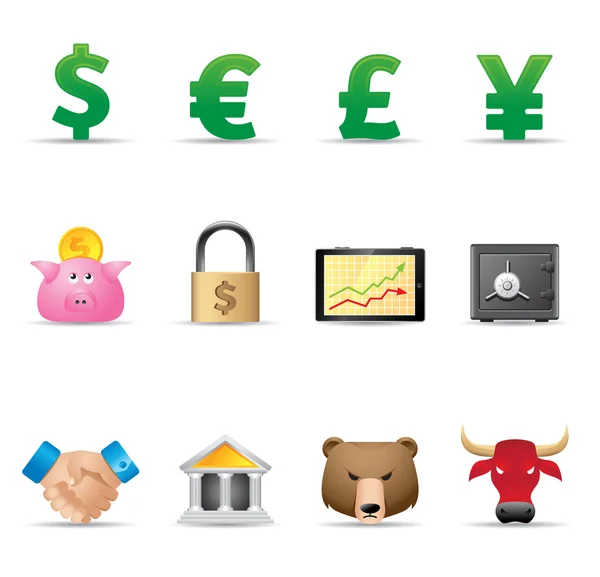 Web Icons - Finance — Stock Vector
