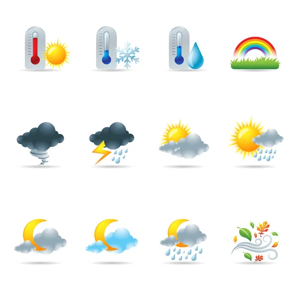 Web Icons - More Weather — Stock Vector