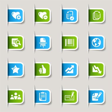 Office and Business Web icons clipart