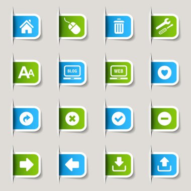 Label - Website and Internet Icons clipart