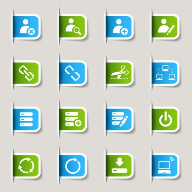 Label - Website and Internet Icons clipart